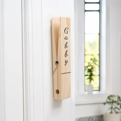 大型巨型衣夹毛巾架浴室,乡村农舍墙壁装饰 — 第 1/4 张图片