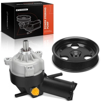 A-Premium Power Steering Pump with Pulley & Reservoir for Ford F-250 Super Duty - Image 1 of 4