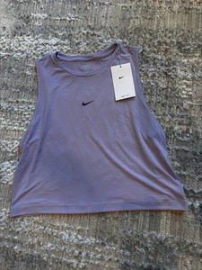 Youth Girls Nike Pro size XL Tank Top purple with darker purple writing - Picture 1 of 4
