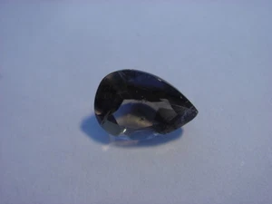 Piedra preciosa de cuarzo ahumado corte pera 10 mm x 7 mm 1,80 quilates gema facetada natural - Imagen 1 de 3