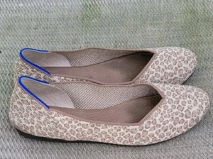 Rothy's The Flat Treibholzfleck Damen Größe W11,5/EU 42,5 Gepard/Leopardenfleck - Bild 1 von 10