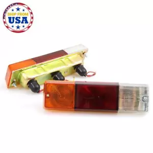 FIT NISSAN DUTSUN 520 521 J13 TRUCK PICKUP 65-73 1500 CC TAIL LIGHT PAIR NEW - Foto 1 di 6