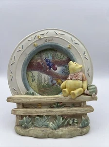 DISNEY CHARPENTE Vintage Winnie The Pooh Oval Picture Frame (Piglet Broken) - Picture 1 of 5