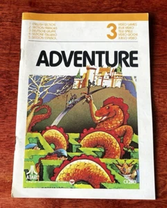 Adventure (Atari 2600) Manual Only - Bild 1 von 2