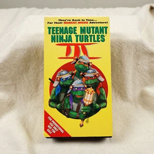Teenage Mutant Ninja Turtles 3 VHS Promo Screener Dealer Promotional Copy III - Picture 1 of 11