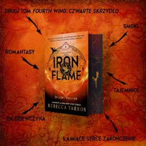 Iron Flame Żelazny Płomień Rebecca Yarros Książka Po Polsku Ksiazka Polish Book - Picture 1 of 5