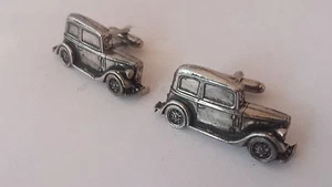 Austin 7 Rubí Circa 1934 Fino Inglés Peltre 3D Gemelos Coche Clásico - Imagen 1 de 1