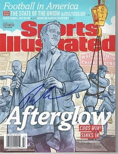 THEO EPSTEIN "CHICAGO CUBS" 2016 WORLD SERIES SIGNED SPORTS ILLUSTRIERT *COA 2 - Bild 1 von 1