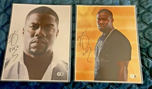 Par de fotos firmadas por comediante Kevin Hart autografiadas 11x14 - certificado de autenticidad Beckett (BSA) - Imagen 1 de 8