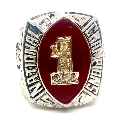 1997 Nebraska Cornhuskers Michael Booker Ring College Football Champion Fan Game Cover