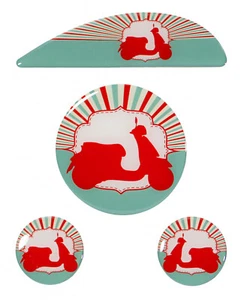 Juego de pegatinas scooter 3D Vintage compatible con Vespa GTS 125 + Super 125 - Imagen 1 de 7