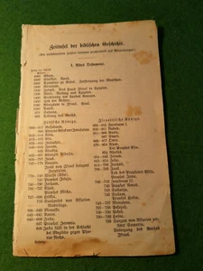 Zeittafel d. biblischen Geschichte u, Karten zu Palästina, Kanaan u, Vorderasien - Bild 1 von 7