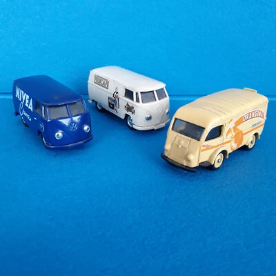 Tre Furgoni Corgi Van sponsorizzati - Nivea - Nescafè – Orangina - Immagine 1 di 4