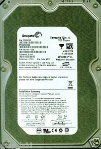 ST3320620AS, PN 9BJ14G-305, FW 3.AAE, AMK, 3QF, SEAGATE SATA 320GB - Picture 1 of 4