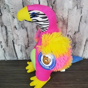 A&A Global NEON Macaw Parrot Pink Bird Tropical Plush Stuffed Animal Toy 12" Tag - Picture 1 of 6