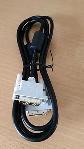 Cable 1.8m DVI-D to DVI-D Black Male to Male Single Link Cable - Picture 1 of 6