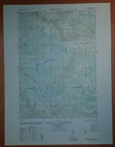 Mapa topográfico del ejército de 1940 Rudes Hills Wisconsin 2871 II NE Camp McCoy - Imagen 1 de 5