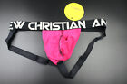 Andrew Christian men Fuchsia Pink happy Jock strap jockstraps underwear S M L XL
