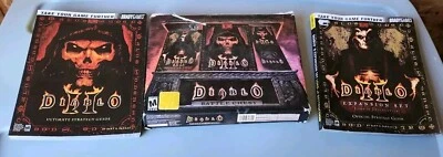 Diablo 1 & 2 Big Box Battle Chest  Blizzard Expansion Set Strategy Guides - Image 1 of 4