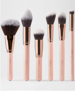 JUEGO DE PINCELES ESENCIALES LUXIE FACE - ORO ROSA $85 - Imagen 1 de 3