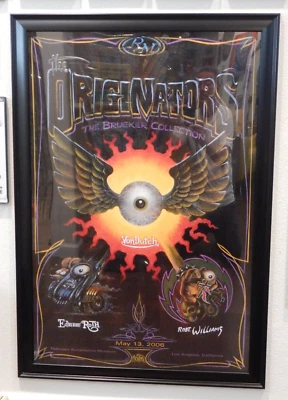 ORIGINATORS THE BRUCKER COLLECTION; VON DUTCH, ED ROTH, RM AUCTION POSTER, NOS - Image 1 of 4