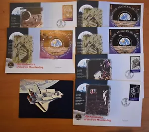 (WH22001) BRITISH COMMONWEALTH - FDCs, SPACE, SEE SCANS - Picture 1 of 6
