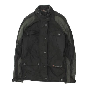 Chaqueta de motocicleta Dainese negra para mujer | Equipo de motociclista de protección vintage de colección - Imagen 1 de 3
