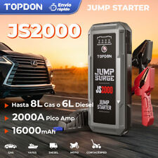 TOPDON JS2000 Arrancador de batería para auto Cargador Booster 12V Powerbank