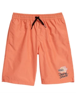 Vans L79626 Boy's Fusion Coral Primary Volley II Shorts Size Medium - Picture 1 of 4