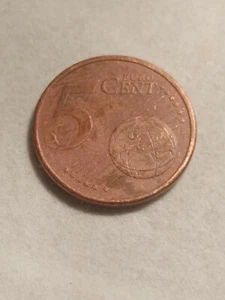 France, 5 Euro Cent, 2003, Copper Plated Steel, KM:1284 - Picture 1 of 7