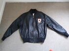 1990-92 Arsenal Leather Bomber Jacket M.Lovely Condition And Very Rare size M