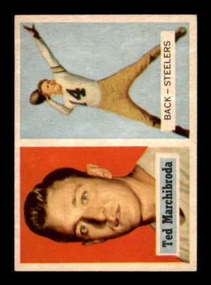 1957 Topps #113 Ted Marchibroda EX+ Steelers DP 543292 - Image 1 of 2