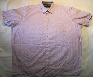 CASAMODA WEISS ROT HERREN HEMD kurzer Arm Gr. 4XL 62/64 49/50 - Bild 1 von 2