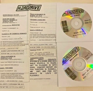 RADIO SHOW 7/16/05 HARDDRIVE GUESTS: EXIES, CHEVELLE, ROB ZOMBIE; FOO FIGHTERS - Picture 1 of 2