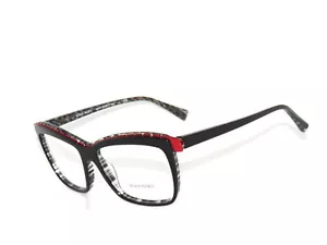 Alain Mikli 2018 4249 54 Black Gray Red Eyeglasses Frame - Picture 1 of 6