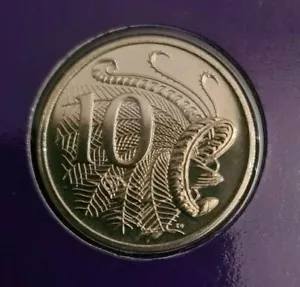 1999 Australian Ten cent 10c coin - Lyrebird - UNC ex mint set - Bild 1 von 2