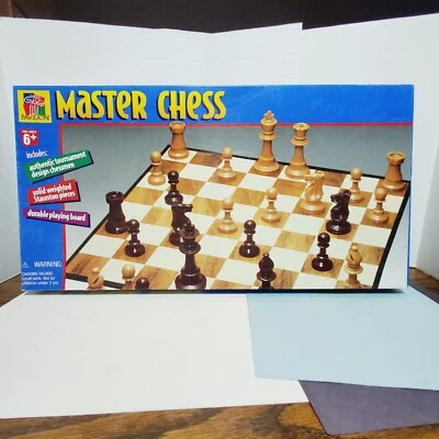Pavilion Master Chess Set USA Made Staunton Tournament Chessmen READ DESCRIPTION - Image 1 of 4