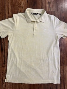 Herren Travis Matthew gestreift Blumendruck Barfuß Golf Resort Polo Shirt Größe L - Bild 1 von 7