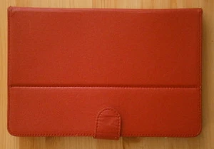 Tablethülle rot mit Magnetverschluss, für Tabletgröße 8,9", 3 feststehende Klamm - Bild 1 von 2