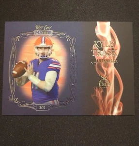 2021 Wild Card Matte Black Kyle Trask Smoking Guns /10 - Picture 1 of 2