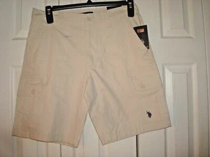 Pantalones cortos de carga para hombre talla 32 polo assn - Imagen 1 de 2
