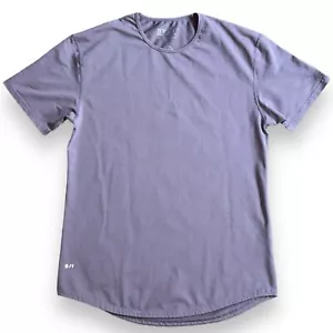 BYLT Premium Drop Cut Lux Short Sleeve T-Shirt Mens Sz Large Purple Stretch - Picture 1 of 6