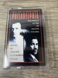 Philadelphia Movie Soundtrack Cassette Tape 1993 - Picture 1 of 8