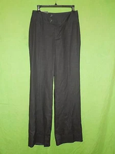 Banana Republic Camden Fit size 6 black dress casual pants linen blend wide leg - Picture 1 of 1
