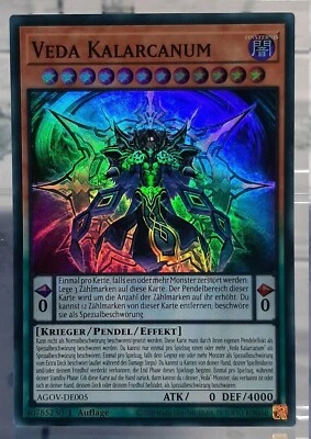 YUGIOH - Veda Kalarcanum - SR - AGOV-DE005 - Age of Overlord - DE/NM 1.Auf - Bild 1 von 3