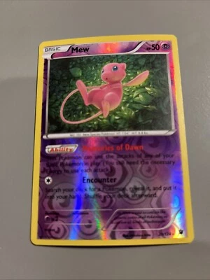 Pokemon - Mew - 29/124 - Holo Rare - Reverse Holo - XY - Fates Collide - Image 1 of 2