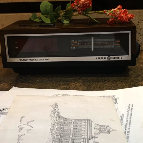 Vintage General Electric Alarm Clock ( Loud Horn) Cover