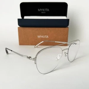Brand New Authentic MYKITA Luxury Eyeglasses Frame MISAKO Shiny Silver - Picture 1 of 6