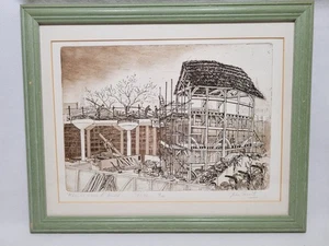 Art Print Limited Edition Genuine Vintage Framed 31/100 Julie Everett Rare Prop - Picture 1 of 18