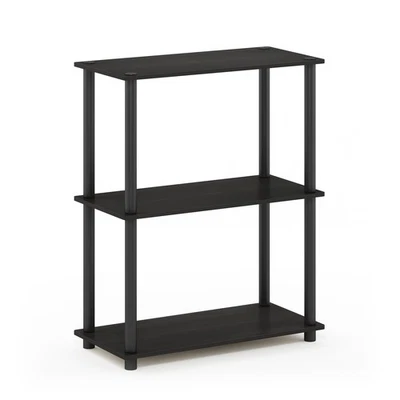 Turn-N-Tube 3-Tier Compact Multipurpose Shelf Display Rack, Espresso/Black - Image 1 of 4